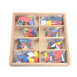 Baby Toys Froebel Teaching Aids 15 Sets Wood Box Teaching Tools Early Learning Educational Preschool Training Toys for Children