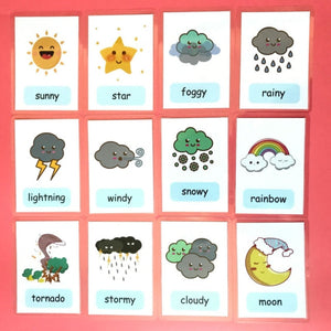 12-36Pcs Kids Cognition Card Shape Animal Color Teaching Baby English Learning Word Card Education Toys Montessori Material Gift
